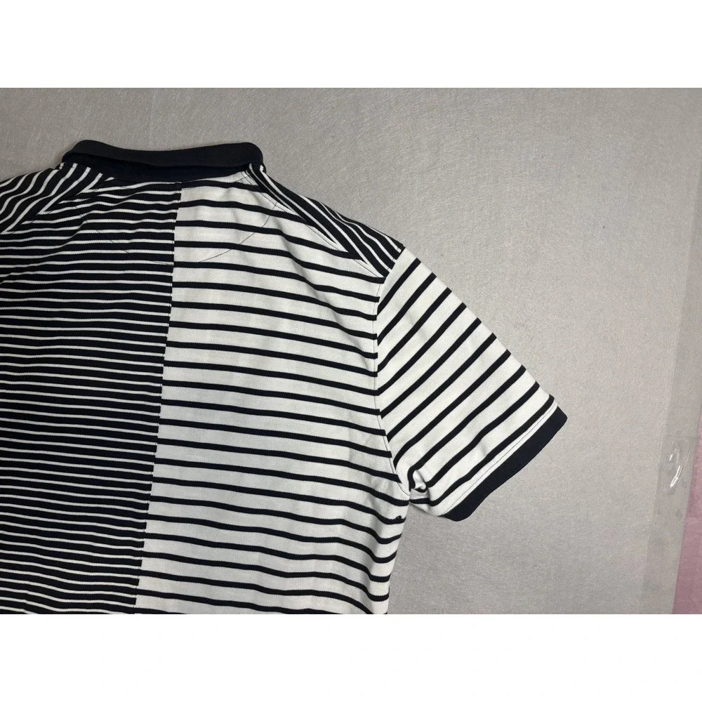 Nike Dri-FIT The Nike Polo Striped Men's XL Black/White